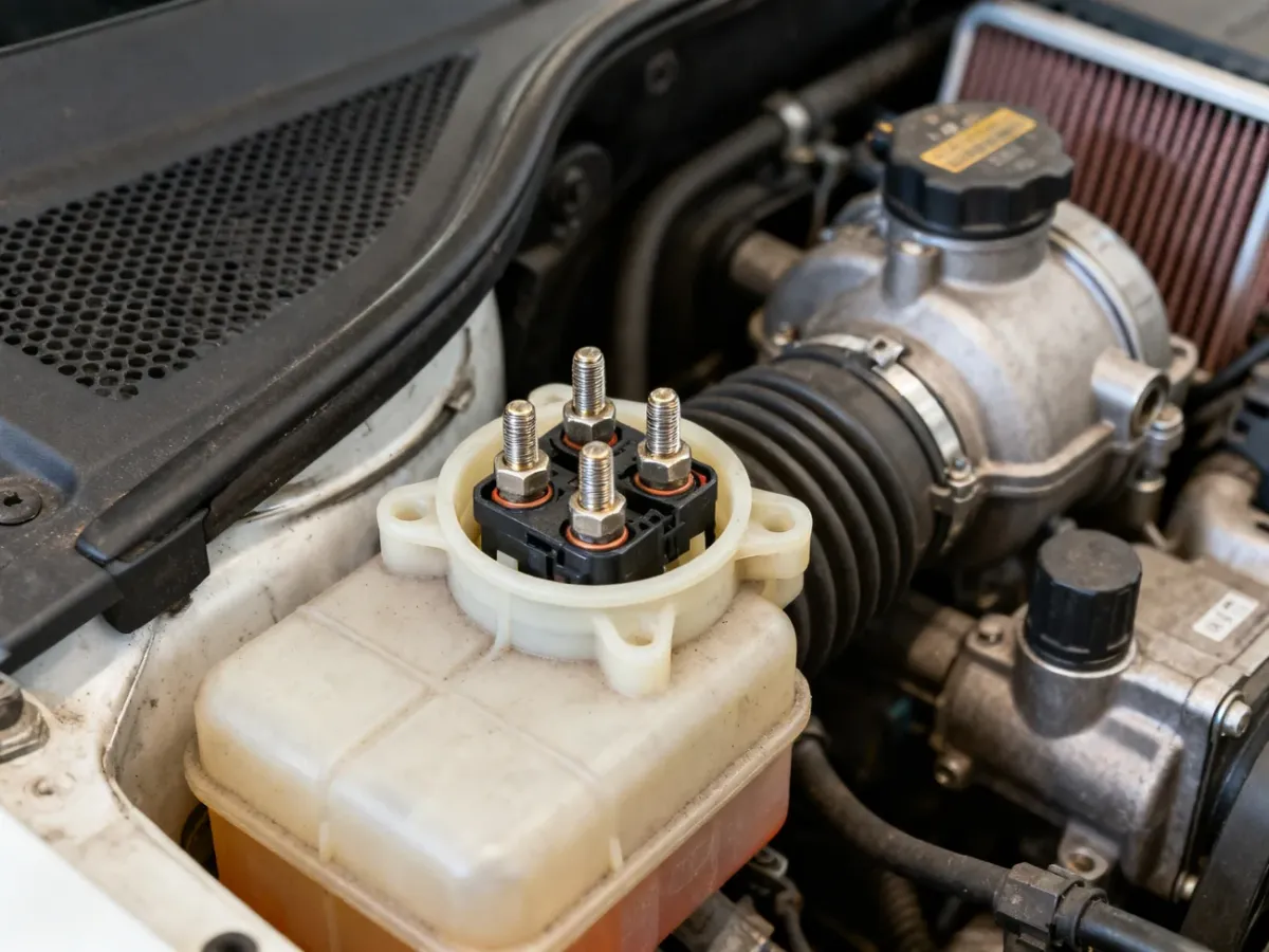 Czteropinowy czujnik temperatury G62/G2 z tyłu silnika 1.9 TDI