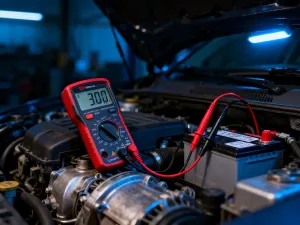 Mechanik wymienia zużyte klocki hamulcowe w samochodzie, dbając o bezpieczeństwo i sprawność układu hamulcowego.