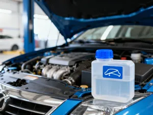 Mechanik używa śrubokręta przy odsłoniętych przewodach stacyjki, aby uruchomić samochód w awaryjnej sytuacji.