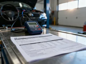 Zużyty, brudny filtr kabinowy obok nowego, czystego wkładu, obrazujące konieczność regularnej wymiany elementu w aucie.