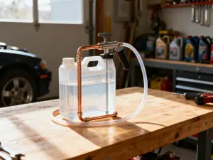 Klasyczny czerwony Fiat 500 w minimalistycznym studiu, podkreślający ikoniczny design tego modelu.